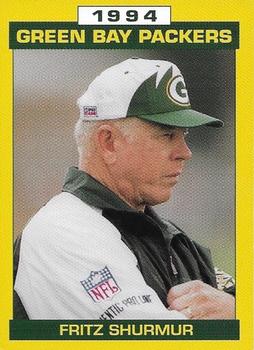 1994 Green Bay Packers Police - Heart of the Valley Optimist Club, Little Chute Police Dept. #6 Fritz Shurmur Front