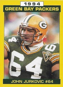 1994 Green Bay Packers Police - Heart of the Valley Optimist Club, Little Chute Police Dept. #8 John Jurkovic Front