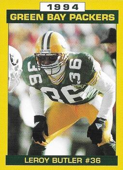 1994 Green Bay Packers Police - Heart of the Valley Optimist Club, Little Chute Police Dept. #19 LeRoy Butler Front