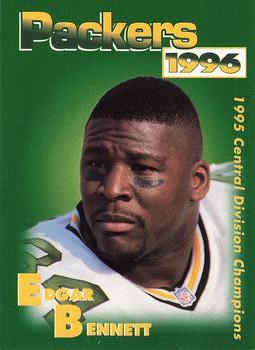 1996 Green Bay Packers Police - Chilton Police Department, State Bank of Chilton #1 Edgar Bennett Front