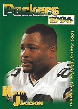 1996 Green Bay Packers Police - Elm Grove Police Department, Kanavas Landscape Management #16 Keith Jackson Front