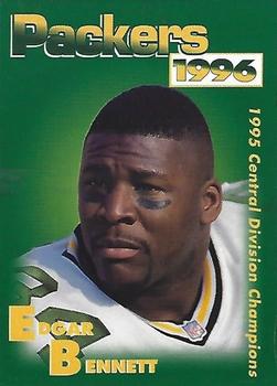 1996 Green Bay Packers Police - Firstar of Wisconsin, Fond Du Lac Police Department #1 Edgar Bennett Front