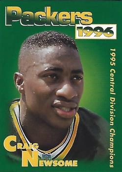 1996 Green Bay Packers Police - Firstar of Wisconsin, Fond Du Lac Police Department #14 Craig Newsome Front