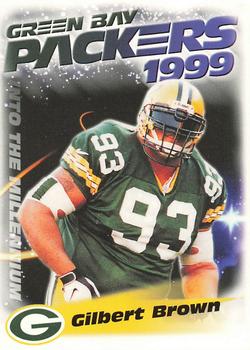 1999 Green Bay Packers Police - Copps Food Center, Manitowoc Police Dept. #1 Gilbert Brown Front