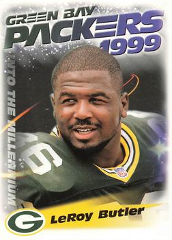 1999 Green Bay Packers Police - Copps Food Center, Manitowoc Police Dept. #2 Leroy Butler Front