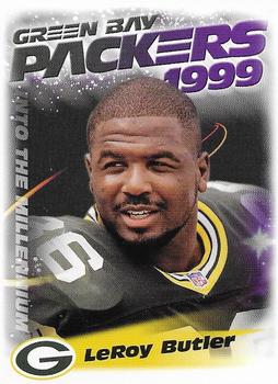 1999 Green Bay Packers Police - WIXK Radio, New Richmond Clinic S.C., New Richmond Police Dept. #2 Leroy Butler Front
