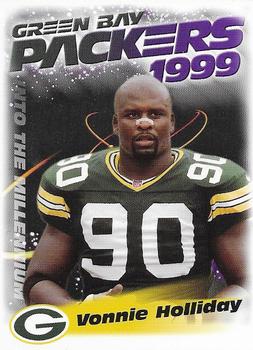 1999 Green Bay Packers Police - WIXK Radio, New Richmond Clinic S.C., New Richmond Police Dept. #10 Vonnie Holliday Front