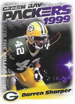 1999 Green Bay Packers Police - WIXK Radio, New Richmond Clinic S.C., New Richmond Police Dept. #15 Darren Sharper Front