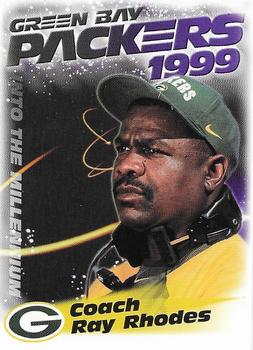 1999 Green Bay Packers Police - WIXK Radio, New Richmond Clinic S.C., New Richmond Police Dept. #20 Ray Rhodes Front