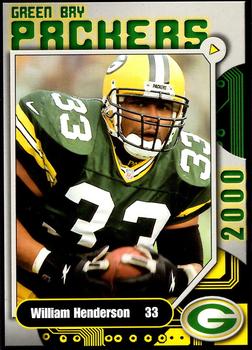 2000 Green Bay Packers Police - St. Francis Police Dept. #9 William Henderson Front