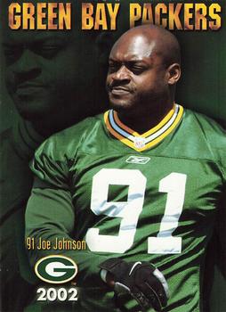 2002 Green Bay Packers Police - Brookfield Police Dept., Progressive Auto Insurance #19 Joe Johnson Front