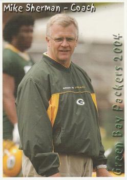 2004 Green Bay Packers Police - Larry Fritsch Cards,Stevens Point and the Town of Hull (Portage County) Fire Dept. #1 Mike Sherman Front