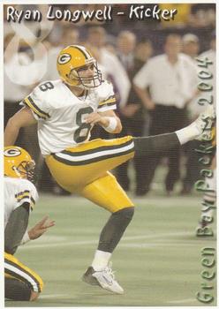 2004 Green Bay Packers Police - Larry Fritsch Cards,Stevens Point and the Town of Hull (Portage County) Fire Dept. #3 Ryan Longwell Front