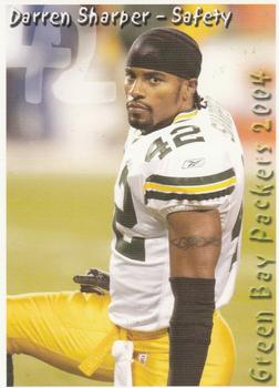 2004 Green Bay Packers Police - Larry Fritsch Cards,Stevens Point and the Town of Hull (Portage County) Fire Dept. #6 Darren Sharper Front