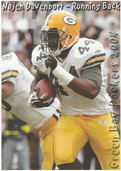 2004 Green Bay Packers Police - Larry Fritsch Cards,Stevens Point and the Town of Hull (Portage County) Fire Dept. #7 Najeh Davenport Front