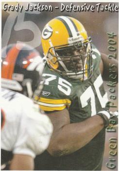 2004 Green Bay Packers Police - Larry Fritsch Cards,Stevens Point and the Town of Hull (Portage County) Fire Dept. #14 Grady Jackson Front