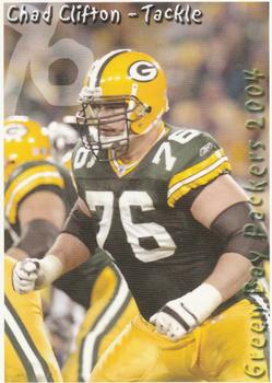 2004 Green Bay Packers Police - Larry Fritsch Cards,Stevens Point and the Town of Hull (Portage County) Fire Dept. #15 Chad Clifton Front