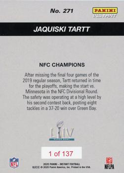 2019 Panini Instant NFL - NFL Playoffs #271 Jaquiski Tartt Back