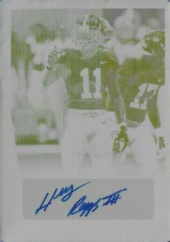 2020 Leaf Ultimate Draft - 1990 Leaf Auto Autographs Printing Plates Yellow #90-HR3 Henry Ruggs III Front