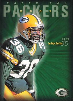 2001 Green Bay Packers Police - Town of Menasha Police Benevolent Association #17 LeRoy Butler Front