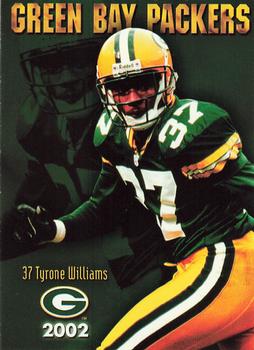 2002 Green Bay Packers Police - CARSTAR,St. Francis Police Department #8 Tyrone Williams Front