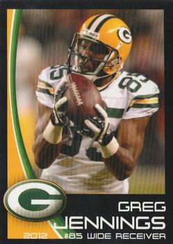 2012 Green Bay Packers Police - Support your Local Police & Fire Departments! #4 Greg Jennings Front