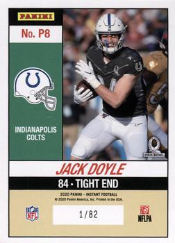 2020 Panini Instant NFL - Pro Bowl #P8 Jack Doyle Back