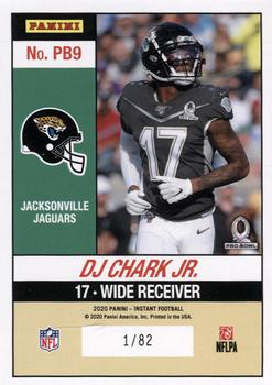 2020 Panini Instant NFL - Pro Bowl #PB9 DJ Chark Jr. Back