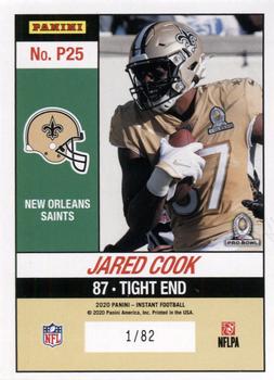 2020 Panini Instant NFL - Pro Bowl #P25 Jared Cook Back
