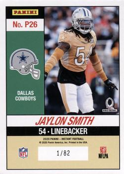 2020 Panini Instant NFL - Pro Bowl #P26 Jaylon Smith Back