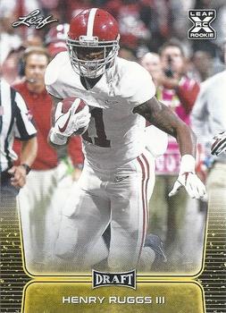 2020 Leaf Draft - Gold #05 Henry Ruggs III Front