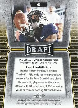 2020 Leaf Draft - Gold #47 KJ Hamler Back