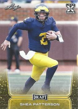 2020 Leaf Draft - Gold #54 Shea Patterson Front