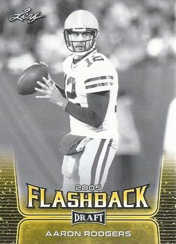2020 Leaf Draft - Gold #91 Aaron Rodgers Front