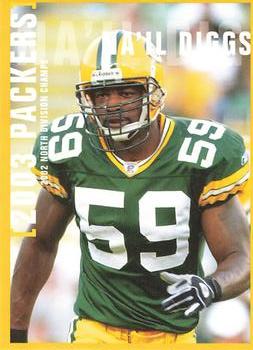 2003 Green Bay Packers Police - Brookfield, Town Police Department #9 Na'il Diggs Front