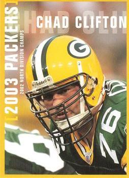 2003 Green Bay Packers Police - Brookfield, Town Police Department #12 Chad Clifton Front
