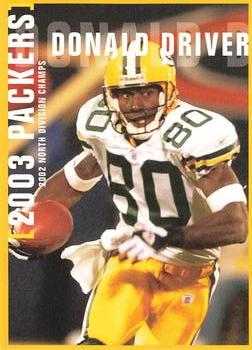 2003 Green Bay Packers Police - Brookfield, Town Police Department #13 Donald Driver Front