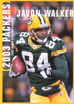 2003 Green Bay Packers Police - Brookfield, Town Police Department #14 Javon Walker Front