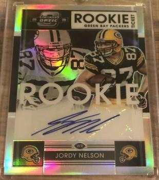 2019 Panini Contenders Optic - 2008 Contenders Tribute Autographs #TRI-JN Jordy Nelson Front