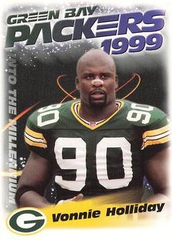 1999 Green Bay Packers Police - Plover Police Department, Stevens Point Police Department, Portage County Sheriff's Department #10 Vonnie Holliday Front