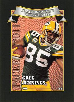 2011 Green Bay Packers Police - Portage County Sheriff's Department #5 Greg Jennings Front