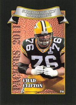 2011 Green Bay Packers Police - Portage County Sheriff's Department #8 Chad Clifton Front