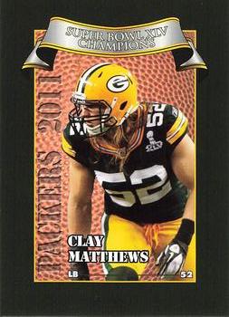 2011 Green Bay Packers Police - Portage County Sheriff's Department #14 Clay Matthews Front