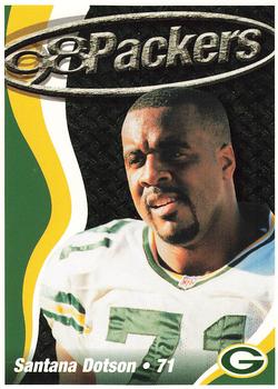 1998 Green Bay Packers Police - Stevens Point Police Department, Portage County Sheriff's Department, Plover Police Department #8 Santana Dotson Front