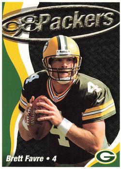 1998 Green Bay Packers Police - Stevens Point Police Department, Portage County Sheriff's Department, Plover Police Department #9 Brett Favre Front