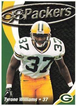 1998 Green Bay Packers Police - Stevens Point Police Department, Portage County Sheriff's Department, Plover Police Department #19 Tyrone Williams Front