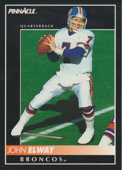 1992 Pinnacle - Super Bowl XXVII Promos #NNO John Elway Front