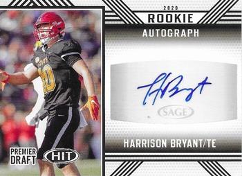 2020 SAGE HIT - Rookie Autographs Black #A17 Harrison Bryant Front