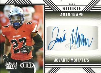 2020 SAGE HIT - Rookie Autographs Black #A27 Jovante Moffatt Front