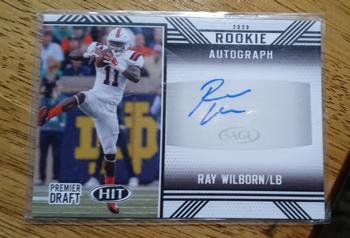 2020 SAGE HIT - Rookie Autographs Black #A46 Ray Wilborn Front